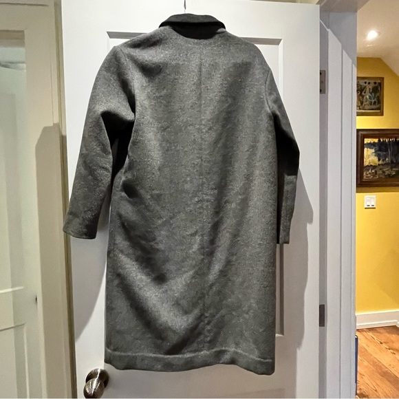 Madewell Monsieur Menswear Inspired Oversized Relaxed Wool Blend Coat - Picture 5 of 7